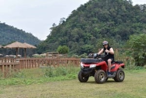 Chiang Mai ATV i rafting w białej wodzie oraz trekking do wodospadu