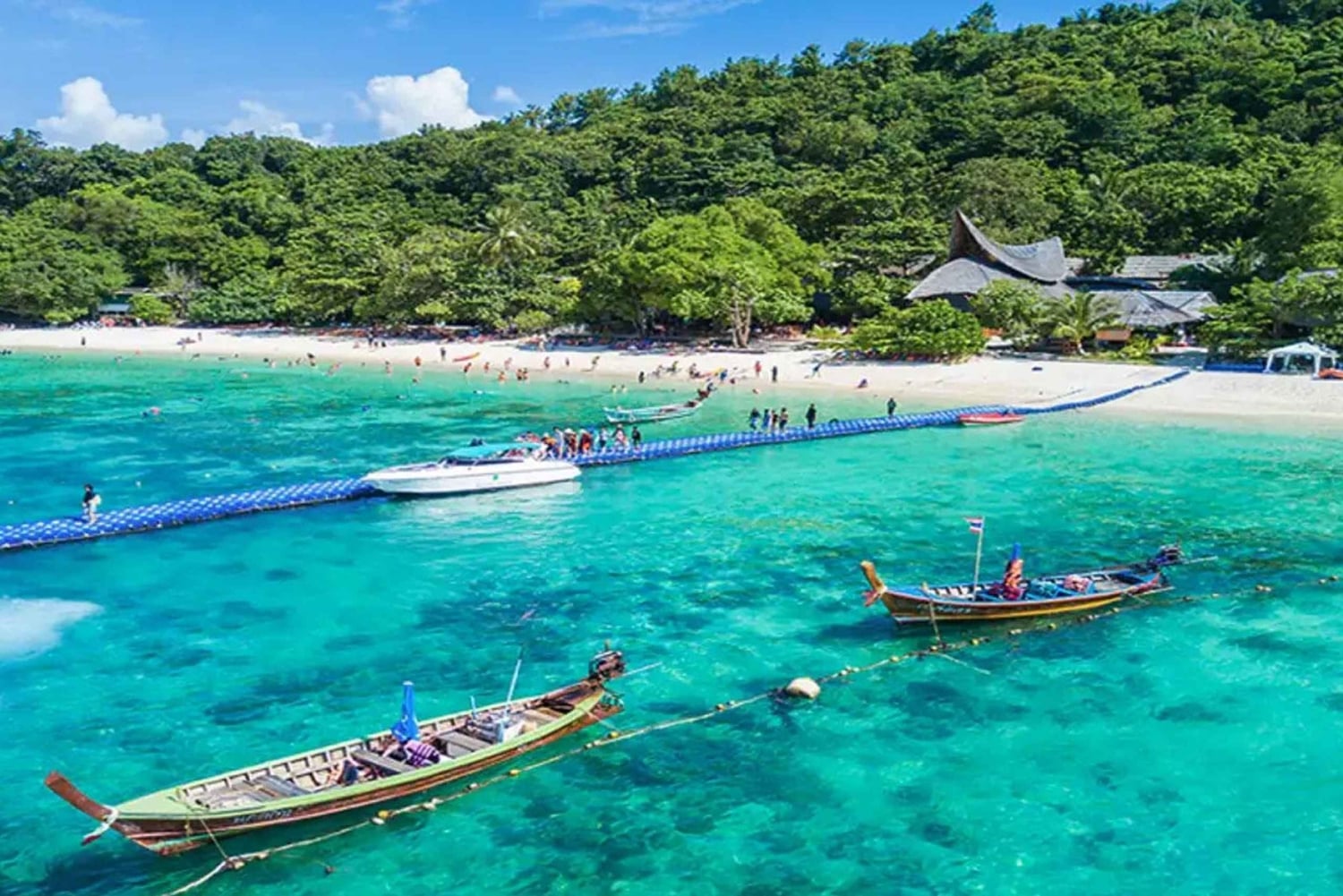 Tour en bateau de l'île de Corail et de l'île de Racha