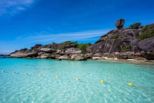Fra Khao Lak og Phuket: Dagstur med snorkling på Similan-øyene