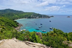 From Koh Tao: Sightseeing Tour with Snorkel by Private Car