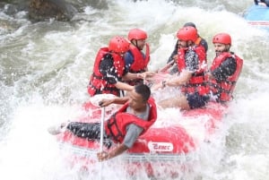 De Phuket: 5KM Rafting & ATV & Zipline & Alimentação de elefantes