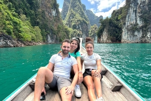 Z Phuket 2-dniowa wycieczka z przewodnikiem po jeziorze Cheow Lan z atrakcjami