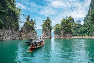 Von Phuket aus: Cheow Lan Lake Übernachtung im Resort mit Mahlzeiten