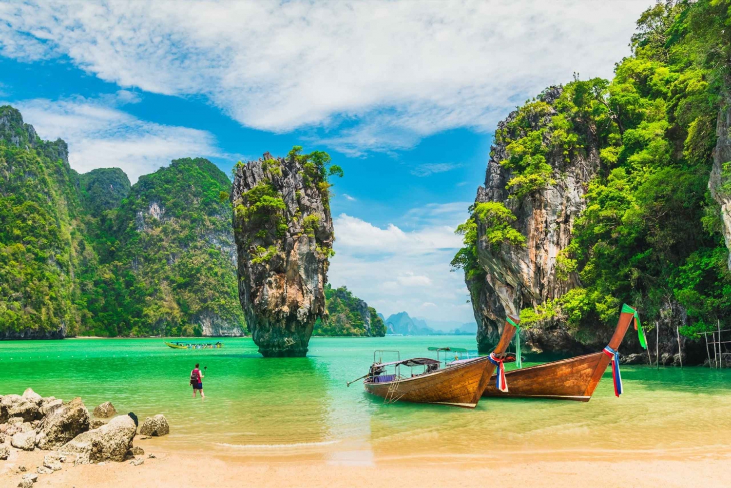 Fra Phuket City: James Bond Island Adventure med hurtigbåt