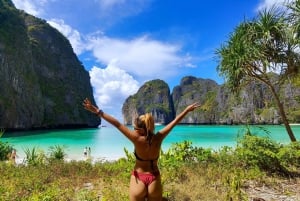 From Phuket: Day Trip to Phi Phi with Private Longtail Tour