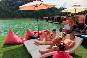 푸켓 출발: 푸타완에서의 점심 식사와 함께 초우란 호수 탐험