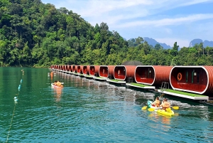 푸켓 출발: 푸타완에서의 점심 식사와 함께 초우란 호수 탐험