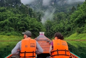 푸켓 출발: 푸타완에서의 점심 식사와 함께 초우란 호수 탐험