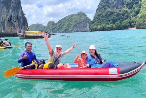 푸켓 출발 : 제임스 본드 섬 빅보트 & 카누 어드벤처