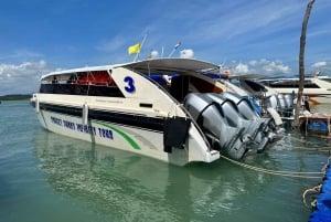 Depuis Phuket : L'île de James Bond en excursion d'une journée en hors-bord