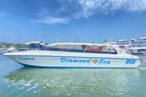 A partir de Phuket: Excursão de lancha rápida à Ilha James Bond e canoagem