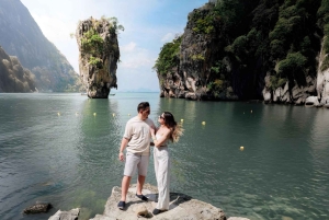 Från Phuket: James Bond Island Speedboat Tour & Canoeing