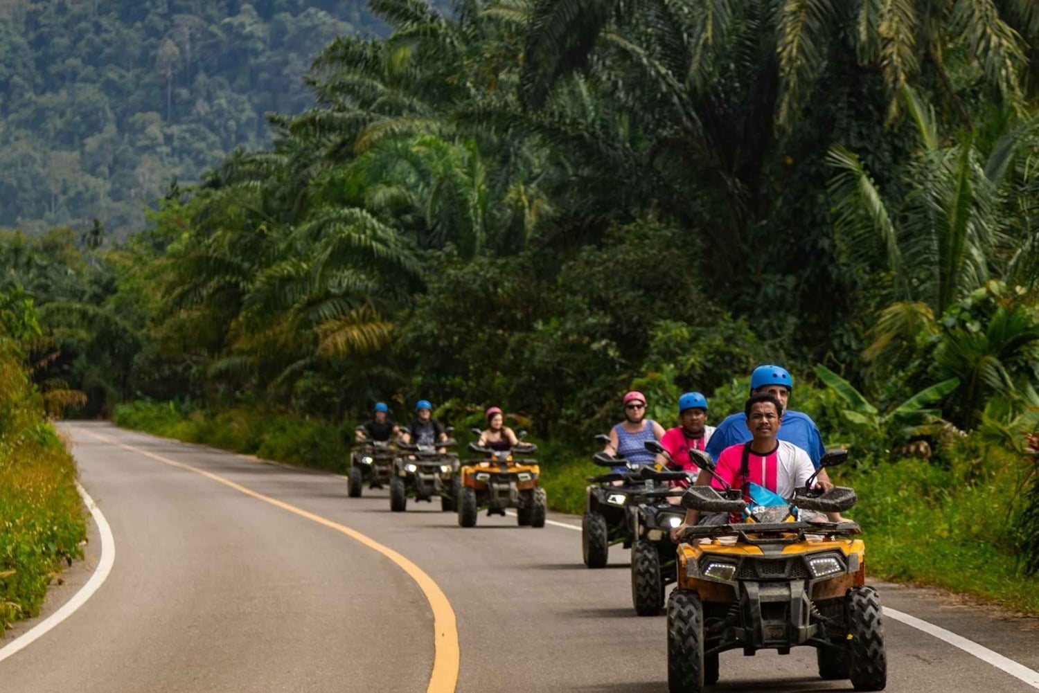From Phuket: Khao Lak ATV, Zipline, Rafting & Wildlife Tour