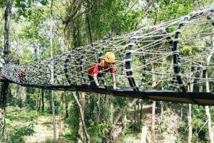 Fra Phuket: Khao Lak ATV, zipline, rafting og dyrelivstur