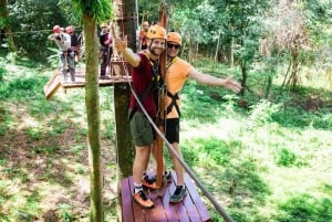 From Phuket: Khao Lak ATV, Zipline, Rafting & Wildlife Tour
