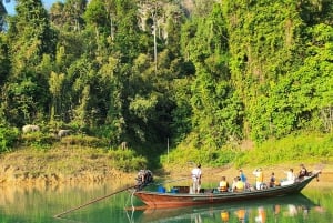 Fra Phuket: Overnattingstur til Cheow Lan-sjøen med raft-resort