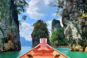 Fra Phuket: Overnattingstur til Cheow Lan-sjøen med raft-resort