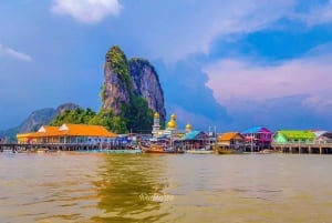 Au départ de Phuket : Baie de Phang Nga 6 - Canoë sur les îles en bateau rapide