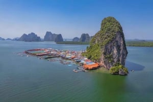 Au départ de Phuket : Baie de Phang Nga 6 - Canoë sur les îles en bateau rapide