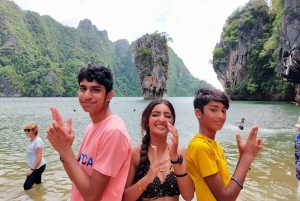 De Phuket: Passeio de Catamarã pela Baía de Phang Nga