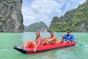 Desde Phuket: Bahía de Phang Nga y isla James Bond en lancha rápida