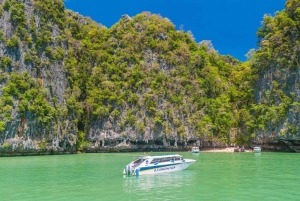 Desde Phuket: Bahía de Phang Nga y isla James Bond en lancha rápida