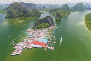 Desde Phuket: Bahía de Phang Nga y isla James Bond en lancha rápida