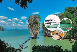 Z Phuket: jednodniowa wycieczka łodzią po zatoce Phanga Nga z lunchem