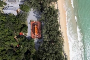 De Phuket: PhangNga, rafting em jangadas de bambu, templo e cascata