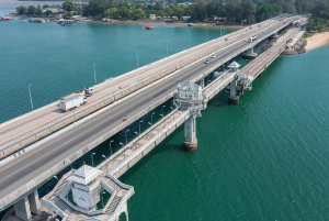 De Phuket: PhangNga, rafting em jangadas de bambu, templo e cascata