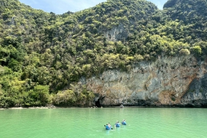From Phuket: Phangnga Bay Boat & Kayak Tour with Transfer