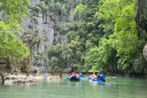 From Phuket: Phangnga Bay Boat & Kayak Tour with Transfer