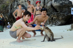 Desde Phuket: Snorkel en Phi Phi y Maya Bay en lancha rápida