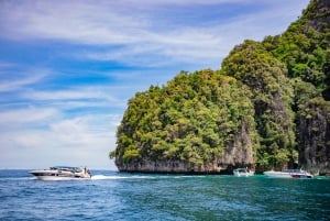Fra Phuket: Phi Phi, Maya Bay og Khai-øerne Premium-tur