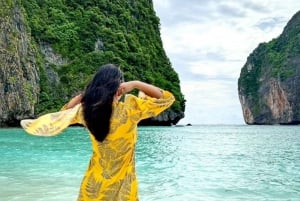 Desde Phuket: Excursión en barco privado a la isla Phi Phi-James Bond