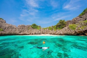 Von Phuket aus: Schnorchel Tour mit dem Schnellboot nach Koh Haa & Koh Rok