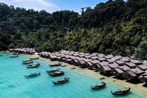 Fra Phuket: Surin Islands Snorkling dagstur med lunsj