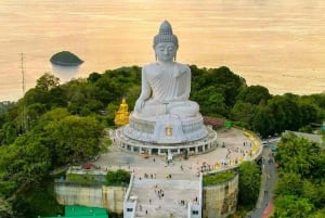 Phuket: Halvdagstur til utsiktspunkt, Big Buddha og Wat Chalong