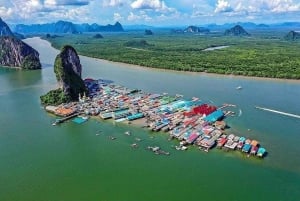 Tour d'avventura di Hong Krabi e delle Isole James Bond in motoscafo