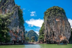 Phuket: Jednodniowa wycieczka z Jamesem Bondem i spływ kajakowy dużą łodzią