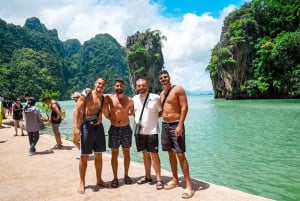 Phuket: Jednodniowa wycieczka z Jamesem Bondem i spływ kajakowy dużą łodzią
