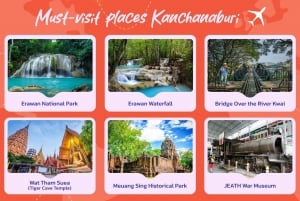 Kanchanaburi: Individuelle Tour ab Bangkok