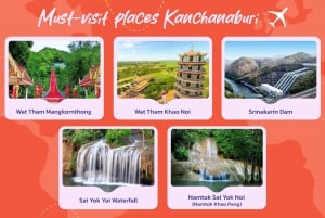 Kanchanaburi: Individuelle Tour ab Bangkok