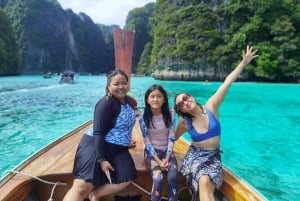 Khao Lak: Day Trip to Phi Phi with Private Longtail Tour