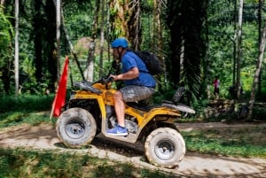 Khao Lak : éléphant éthique, tyrolienne et quad premium