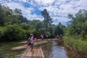 Khao Lak: Halvdagstur med bambusrafting og frokost