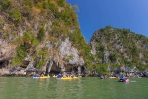 Khao Lak: Passeio de um dia em lancha rápida pelas ilhas James Bond e Khai