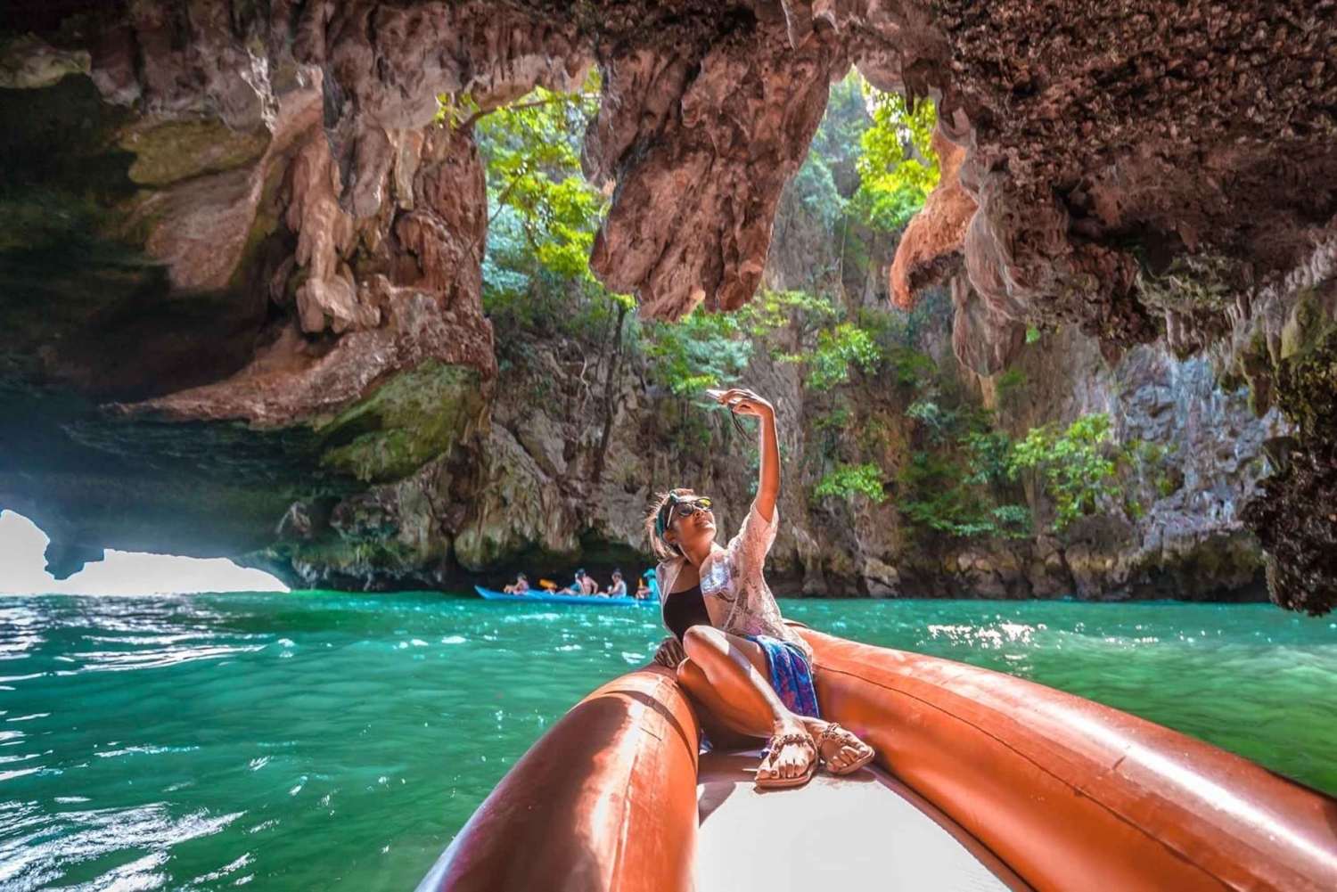 카오락: 제임스 본드 섬 & 롱테일 보트로 즐기는 카누 투어