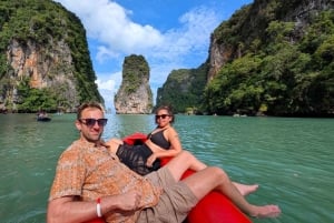 Khao Lak: James Bond, Ko Panyi, tour por la isla de Khai con piragua