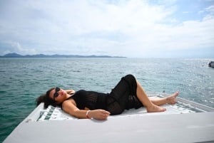 Khao Lak: James Bond, Ko Panyi, tour por la isla de Khai con piragua